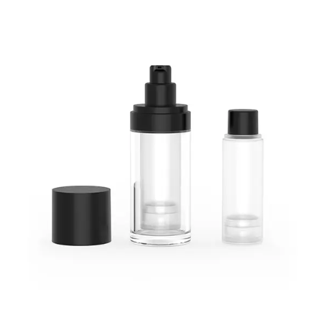 Plastic Airless Pump Bottles For Lotion Cosmetics