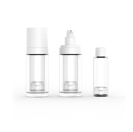 Plastic Airless Pump Bottles For Lotion Cosmetics  (2)