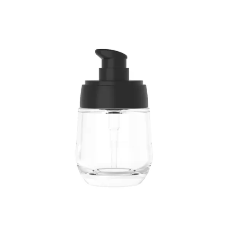 30mL Lovely Skincare Packaging Foundation Bottle Pump Lotion Cosmetic Glass Bottle